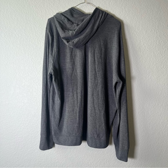 Polo Ralph Lauren Sleepwear Hoodie Size Large Gray & White - Picture 2 of 5